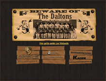 Tablet Screenshot of daltons.uhrle.com